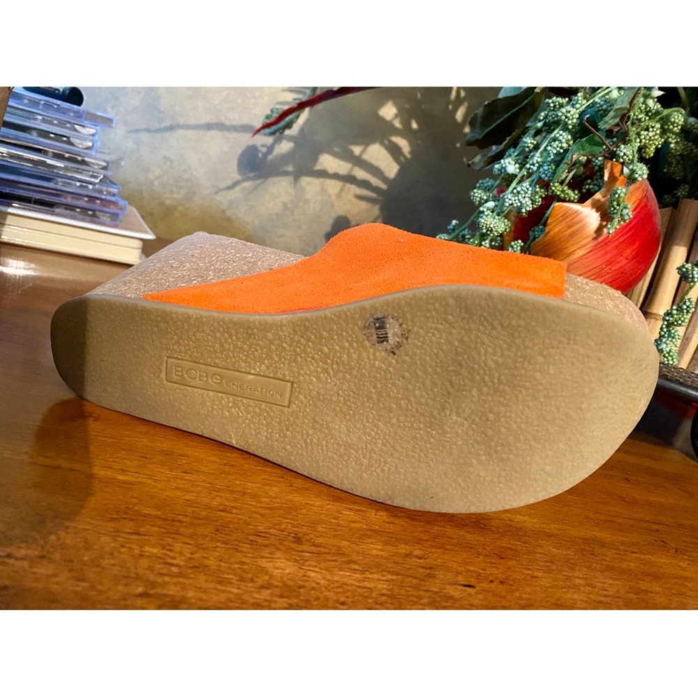 Bcbgeneration Orange Suede Rollins Wedge. Super C… - image 4